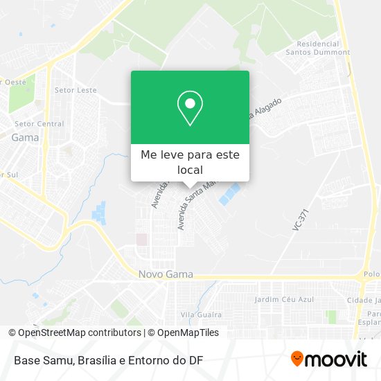 Base Samu mapa