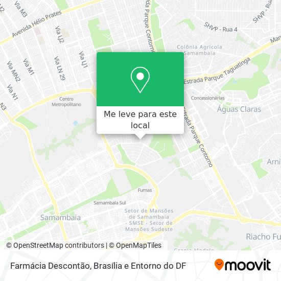 Farmácia Descontão mapa