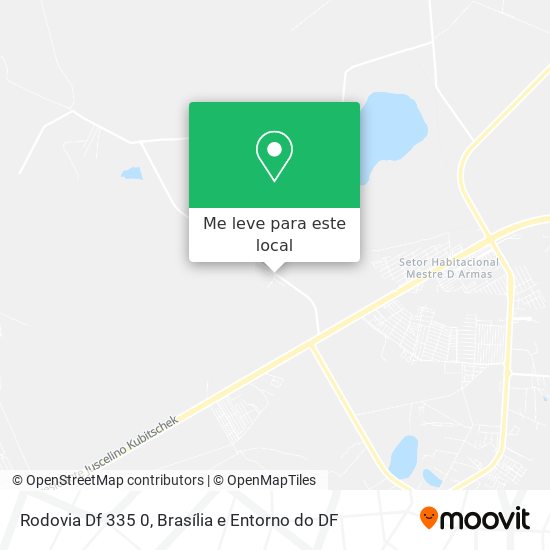 Rodovia Df 335 0 mapa