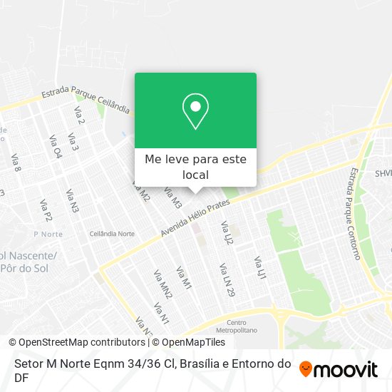 Setor M Norte Eqnm 34/36 Cl mapa