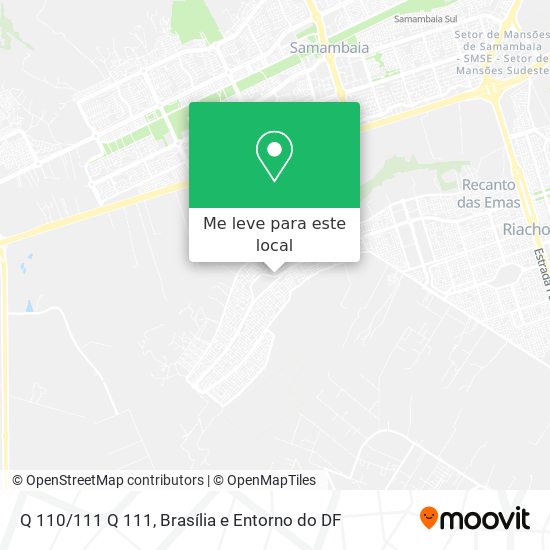Q 110/111 Q 111 mapa