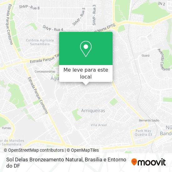 Sol Delas Bronzeamento Natural mapa