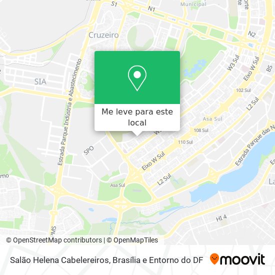 Salão Helena Cabelereiros mapa