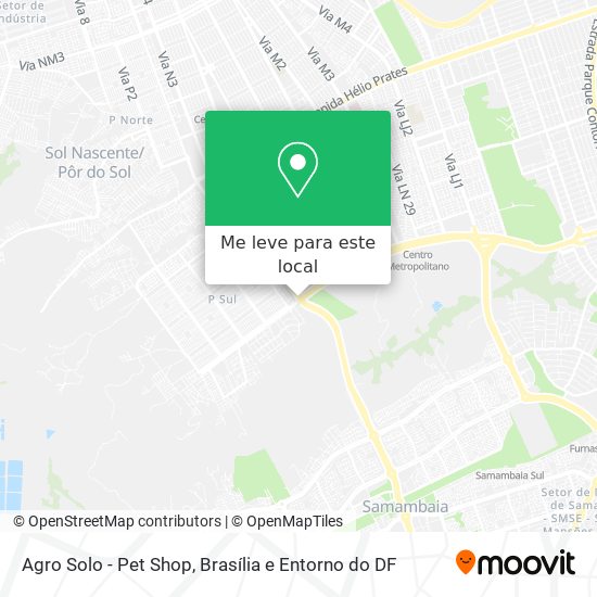 Agro Solo - Pet Shop mapa