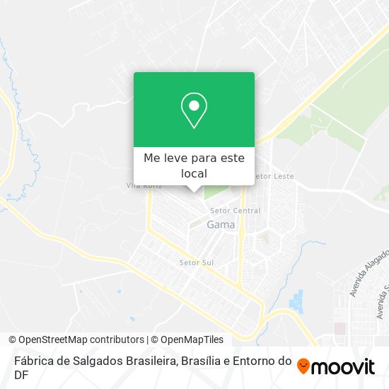 Fábrica de Salgados Brasileira mapa