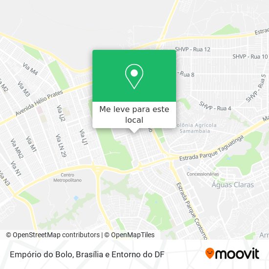 Empório do Bolo mapa