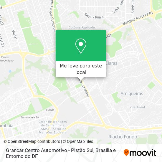 Grancar Centro Automotivo - Pistão Sul mapa