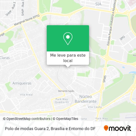Polo de modas Guara 2 mapa