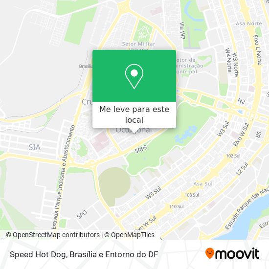 Speed Hot Dog mapa