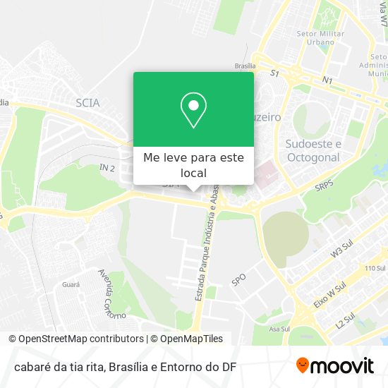 cabaré da tia rita mapa