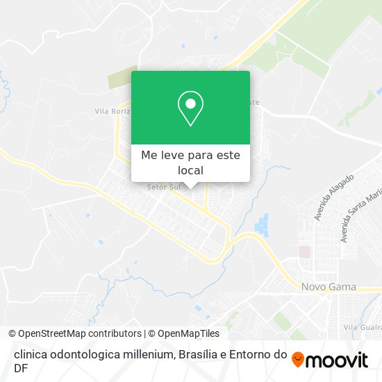 clinica odontologica millenium mapa