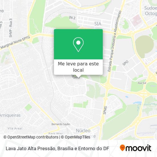 Lava Jato Alta Pressão mapa