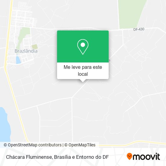 Chácara Fluminense mapa