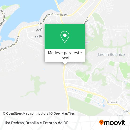 Ikê Pedras mapa