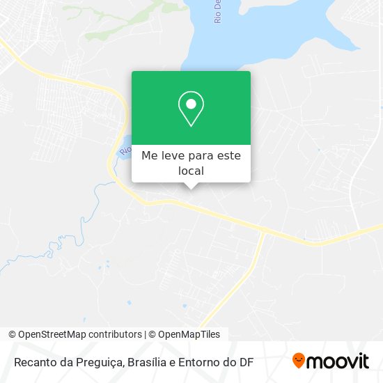 Recanto da Preguiça mapa