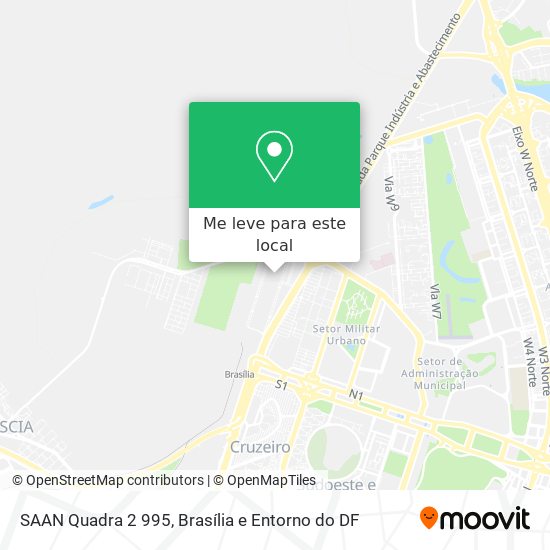 SAAN Quadra 2 995 mapa