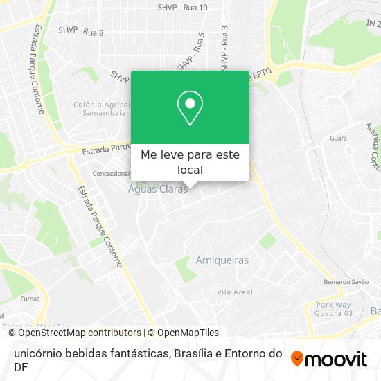 unicórnio bebidas fantásticas mapa