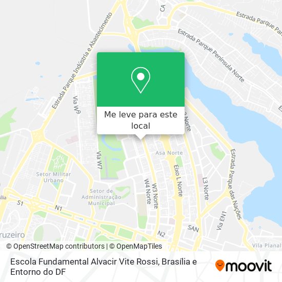Escola Fundamental Alvacir Vite Rossi mapa
