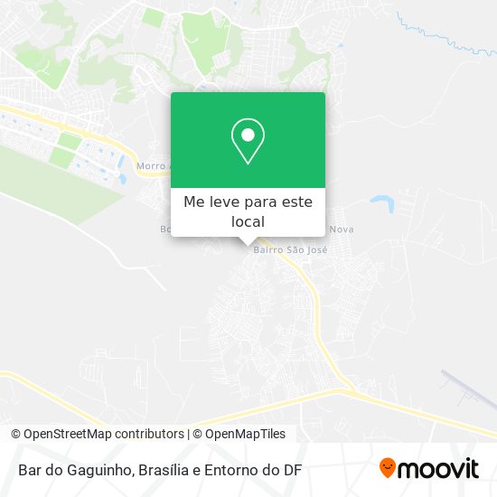 Bar do Gaguinho mapa