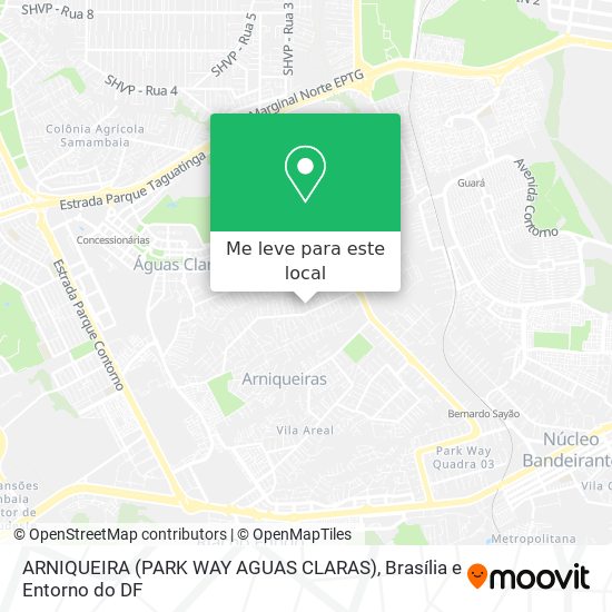 ARNIQUEIRA (PARK WAY AGUAS CLARAS) mapa