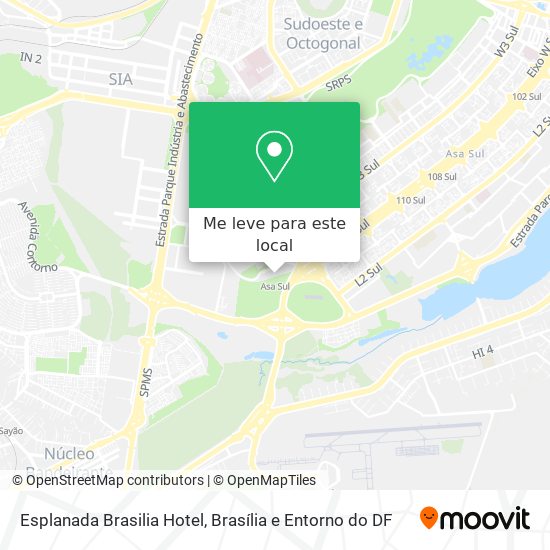 Esplanada Brasilia Hotel mapa