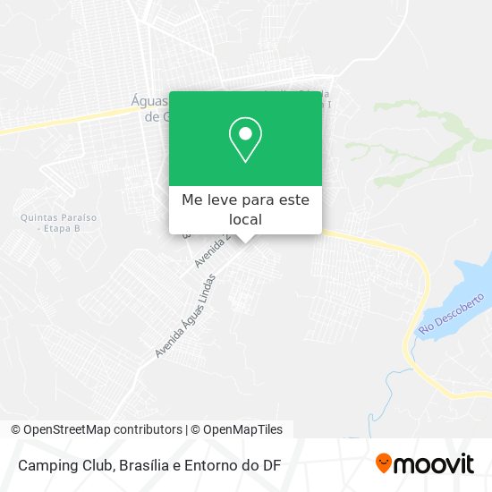 Como chegar até Camping Club em Águas Lindas De Goiás de Ônibus?