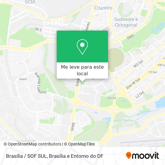 Brasília / SOF SUL mapa