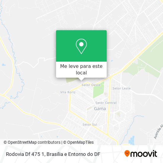 Rodovia Df 475 1 mapa