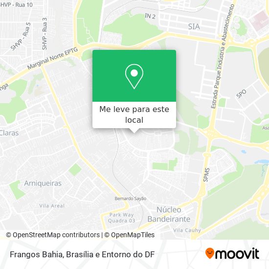 Frangos Bahia mapa