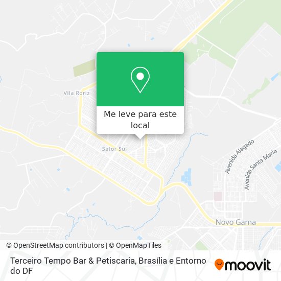 Terceiro Tempo Bar & Petiscaria mapa