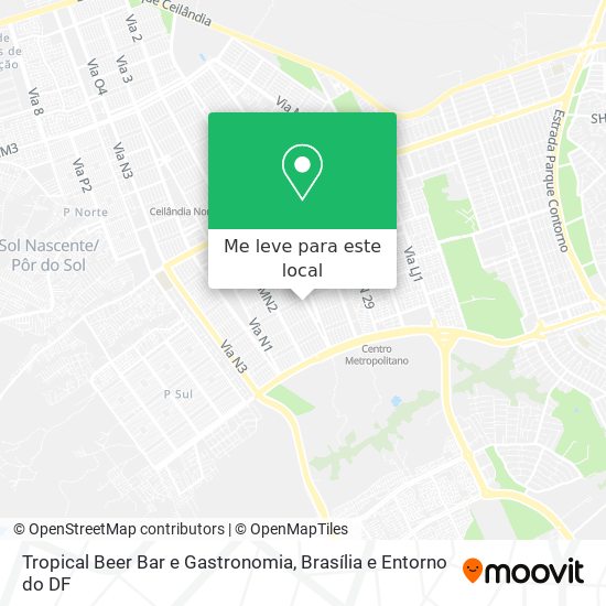Tropical Beer Bar e Gastronomia mapa