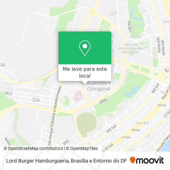 Lord Burger Hamburgueria mapa
