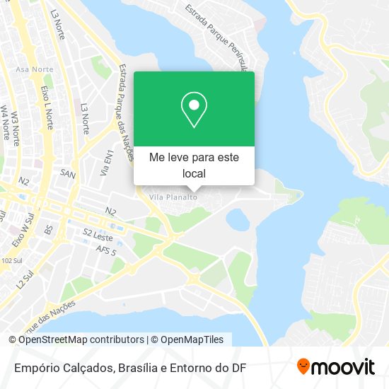 Empório Calçados mapa