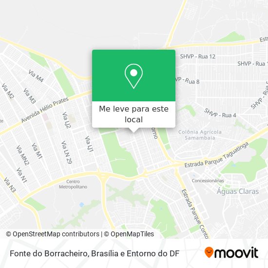 Fonte do Borracheiro mapa