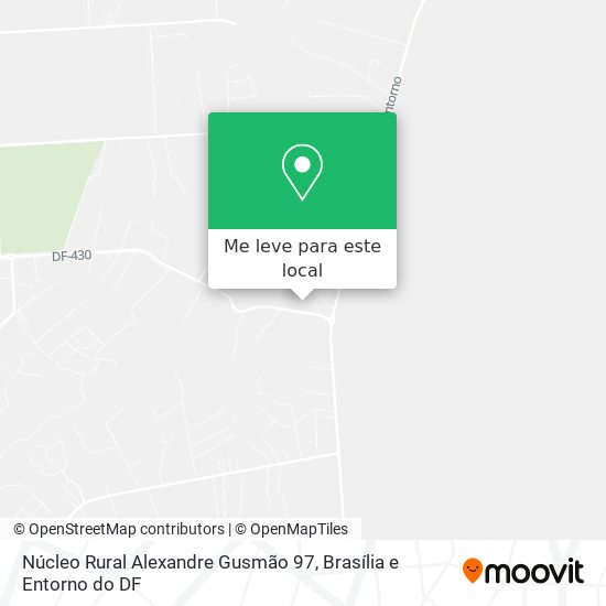 Núcleo Rural Alexandre Gusmão 97 mapa