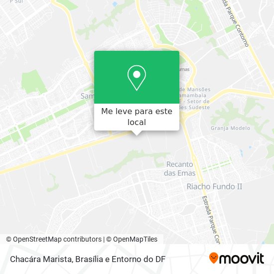 Chacára Marista mapa