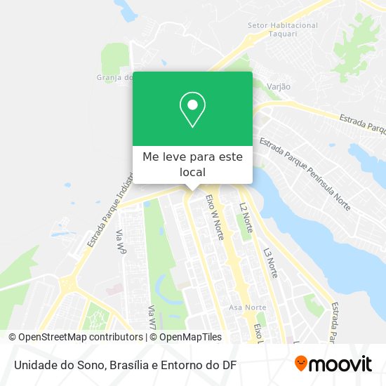 Unidade do Sono mapa