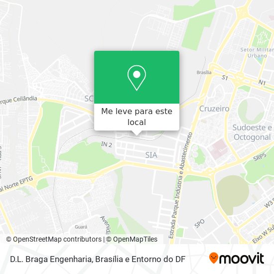 D.L. Braga Engenharia mapa