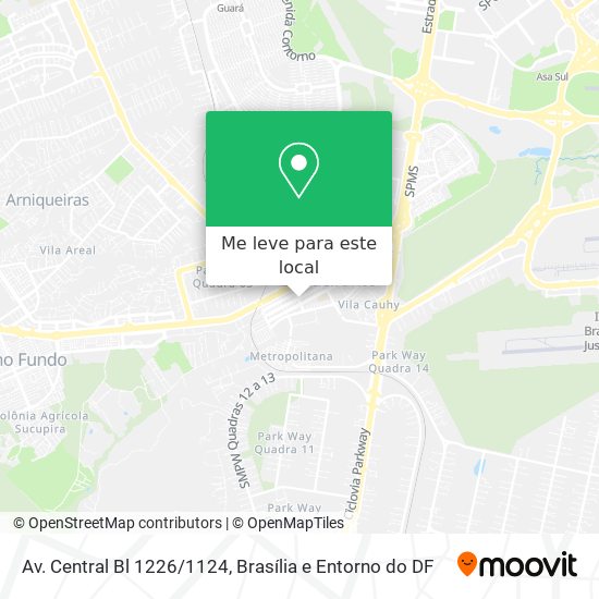 Av. Central Bl 1226/1124 mapa
