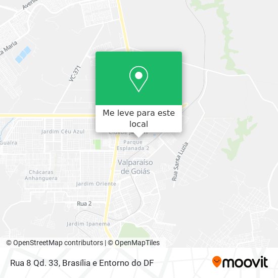 Rua 8 Qd. 33 mapa