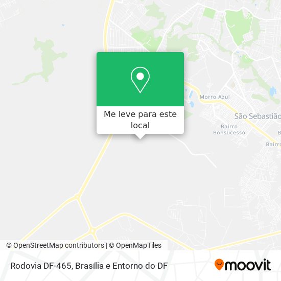 Rodovia DF-465 mapa
