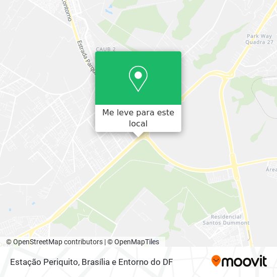 Estação Periquito mapa