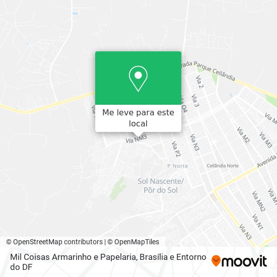 Mil Coisas Armarinho e Papelaria mapa