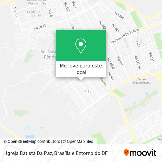 Igreja Batista Da Paz mapa