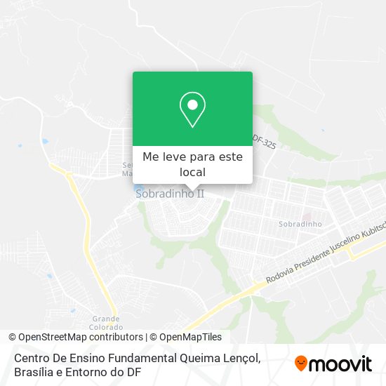 Centro De Ensino Fundamental Queima Lençol mapa