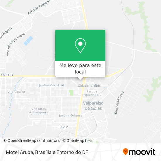 Motel Aruba mapa