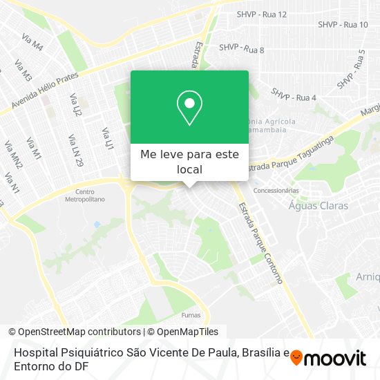 Hospital Psiquiátrico São Vicente De Paula mapa