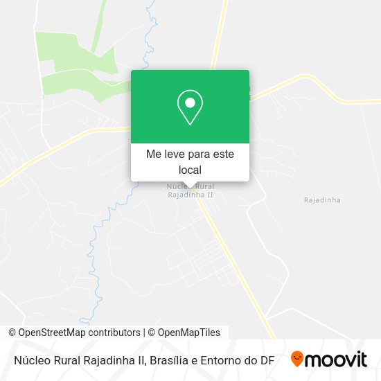 Núcleo Rural Rajadinha II mapa