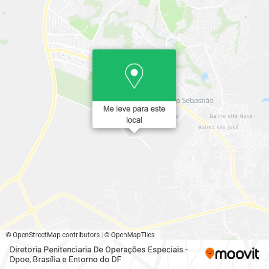 Diretoria Penitenciaria De Operações Especiais - Dpoe mapa