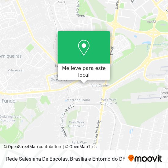 Rede Salesiana De Escolas mapa